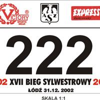Bieg Sylwestrowy Łódź, 18. edycja (2002)